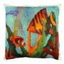 Aberto Design Cojín A12609 Multicolor 43 x 43 cm con Relleno de Silicona